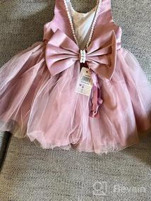 img 6 attached to Elegant Sleeveless Dresses for Toddler Wedding, Christmas & Easter - Girls' Clothing