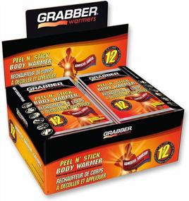 img 4 attached to Grabber Warmers Peel N' Stick Body Warmers - Long Lasting Safe Natural Odorless Air Activated Warmers - Up To 12 Hours Of Heat - 40 Count