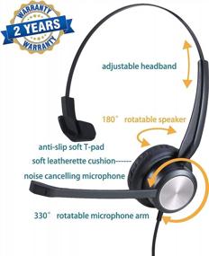 img 3 attached to Versatile USB Headset: Zoom & Microsoft Teams Compatible, Mute Button, Microphone, Nuance Dragon Support - Ideal for Online Meetings, Conferencing, Dictation, Teaching