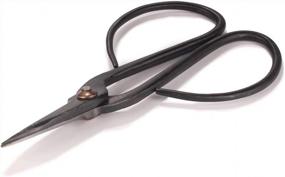 img 2 attached to Аккуратная обрезка с помощью черных ножниц для бонсай BambooMN 7,25 дюйма - высококачественный инструмент для обрезки бонсай