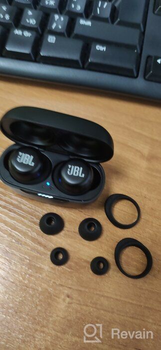 img 1 attached to Immerse in Pure Freedom: JBL Live Free NC+ True Wireless Noise Cancelling Headphones with 21H Battery & Wireless Charging - Black review by Kichiro Osamura ᠌