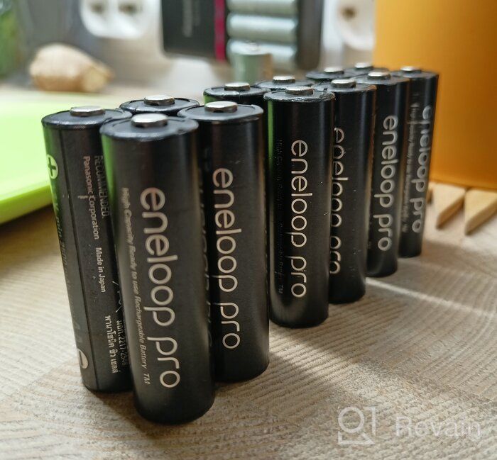 img 1 attached to Panasonic eneloop pro AA Ni-MH Rechargeable Batteries, 8 Pack - High Capacity and Pre-Charged review by Ada Dymarska