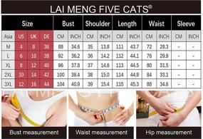 img 3 attached to LAI MENG FIVE CATS Womens Women's Clothing : Dresses