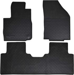 img 3 attached to 🚗 Custom Fit Chevrolet Equinox Car Floor Mats 2018-2022 - Heavy Duty Rubber, Odorless and Washable (Black)