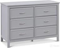 🗄️ grey davinci charlie 6-drawer double dresser logo