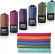 experience microfiber luxury on the go: bogi quick-dry travel sports towel for camping, gym, beach, bath, yoga, swimming and backpacking - soft, lightweight and compact (m: 40''x20''-agreen) logo