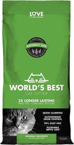 img 3 attached to 🐈 World's Best Cat Litter: Original Unscented - lb 'kg Size