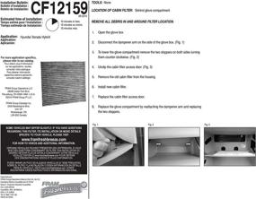 img 1 attached to 🚗 Optimized FRAM Fresh Breeze Cabin Air Filter Replacement with Arm and Hammer Baking Soda, Simple Installation, CF12159 for Hyundai and Kia Vehicles