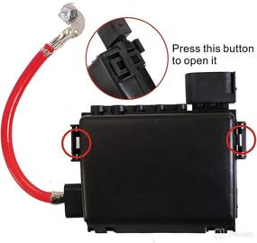 img 2 attached to 🔋 Volkswagen Beetle Golf Bora Jetta Fuse Box Battery Terminal - 2.0 1.9TDI 1J0937550A/B