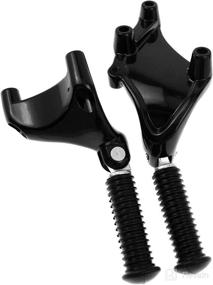 img 4 attached to 🏍️ YHMTIVTU Motorcycle Footpegs: Rear Passenger Foot Pegs for Harley Sportster Iron XL - 1 Pair (2014-2021)