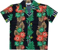 🌺 hawaiian shirts: stylish flower holiday casual boys' clothing at tops, tees & shirts logo