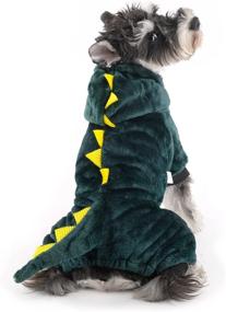 img 2 attached to 🦖 Dinosaur Costume for Pets - Sweet Pet Garden - Apparel for Dogs and Cats - Christmas Party Outfit for Dogs - Cosplay Hoodie as Presents - Warm Clothes for Small, Medium, and Large Dogs