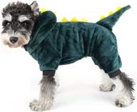 🦖 dinosaur costume for pets - sweet pet garden - apparel for dogs and cats - christmas party outfit for dogs - cosplay hoodie as presents - warm clothes for small, medium, and large dogs логотип