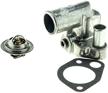 upgrade your engine with a brand new coolant thermostat housing assembly for mustang, explorer, and f-series trucks logo