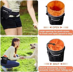img 2 attached to Convenient Dog Training Bag With Metal Clip, Waist Belt, Shoulder Strap And Poop Bag Dispenser