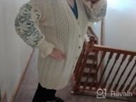img 1 attached to 🧥 AlvaQ Open Front Long Cardigan for Women - Lightweight Lace Crochet, Casual Loose Button Down Sweater Knit Outwear review by Haji Anderson