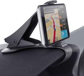 img 1 attached to 🚗 Manords Dashboard Car Phone Holder Mount - Compatible with iPhone 12 11 Pro Max XS X 8 7 Plus, Samsung, LG, and More for Easy Hands-free Access