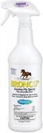 1 quart bronco e equine fly spray plus with added citronella scent for effective pest control logo