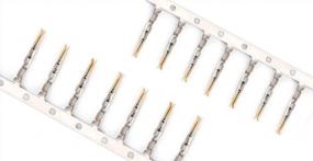 img 4 attached to CompuCablePlusUSA.Com Best D-Sub Crimp Pins, 50 PCS/Pack. (High Density Female)