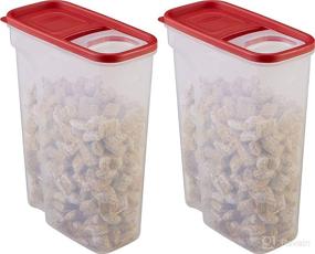 img 3 attached to 🥣 Rubbermaid Flip Top Cereal Keeper: BPA-free Food Storage Container, 22 Cup (2 Pack)