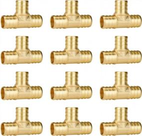 img 4 attached to SUNGATOR 3/4 Inch PEX Tee Brass Crimping Fittings(12-Pack), 3/4" X 3/4" X 3/4", No Lead Brass