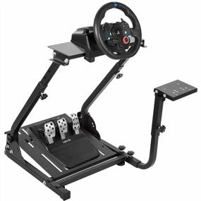 img 4 attached to Marada Racing Wheel Stand Height Adjustable G920 Driving Simulator Cockpit Logitech G25 G27 G29 G920 Racing Wheel Shifter And Pedals NOT Included(Only Stand)