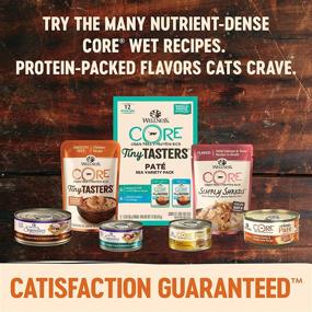 img 1 attached to 🐱 Grain-Free Signature Selects Wet Cat Food by Wellness CORE: Natural, Real Meat Pet Food with Chunky, Flaked, and Shredded Varieties (Available in 2.8 oz or 5.3 oz Cans)