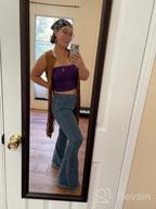 img 1 attached to Chic And Edgy: CutieLove Women'S High-Waisted Ripped Bell Bottom Jeans review by Laura Ramos