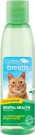 tropiclean fresh breath водная добавка для ухода за полостью рта для кошек: защита от зубного налета и зубного камня с натуральными ингредиентами - 8 унций, производство сша логотип