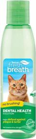 img 4 attached to TropiClean Fresh Breath Водная добавка для ухода за полостью рта для кошек: защита от зубного налета и зубного камня с натуральными ингредиентами - 8 унций, производство США