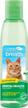 tropiclean fresh breath oral care water additive for cats: plaque & tartar defense with natural ingredients - 8oz usa made logo