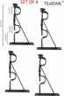 tejatan double curtain rod brackets (black, set of 4 (2 pair)) logo
