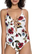 cocopear printed swimsuit monokini swimwear women's clothing for swimsuits & cover ups logo