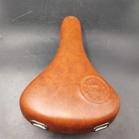 img 3 attached to Comfortable CDHPOWER Bicycle Cycling Saddle With Folding Option In Brown - Optimal Seat For Your Bike