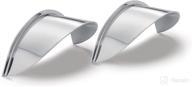 🚀 enhance your ride with show chrome accessories 1-229 4-1/2&#34; spot light visor логотип