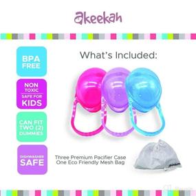 img 1 attached to Pacifier Akeekah Container Nippleshield Eco Friendly Baby Care