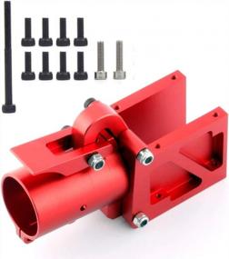 img 4 attached to Mingchuan'S Upgraded 30Mm Folding Arm Tube Joint For DIY RC Drones: Red CNC Aluminum Airplane Component