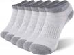 bamboo socks by sunew - soft, cushioned, and moisture-wicking unisex workout ankle/crew socks in 1/3/6 pairs logo