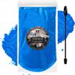 techarooz vivid blue mica powder: 100g sealed bag for various diy projects - epoxy resin, lip gloss, bath bombs, soap making & more logo