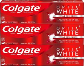 img 4 attached to Sparkling 🌟 Colgate Optic White Toothpaste