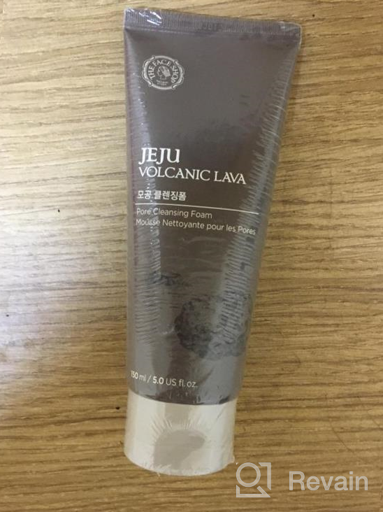 img 1 attached to Hydrating Cleanser For Excess Sebum, Impurities, And Ultrafine Dust Particles - The Face Shop Jeju Volcanic Lava Anti-Dust Pore-Cleansing Foam, 4.7 Fl Oz review by Eric Grayson