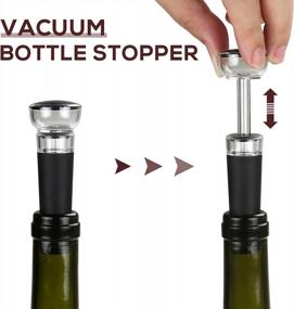 img 2 attached to Christmas Gift Idea: FAVIA Wine Aerator Pourer Set For Men & Women