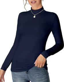 img 4 attached to MANGDIUP Womens Pullover Lightweight T Shirts Women's Clothing : Lingerie, Sleep & Lounge