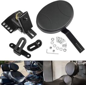 img 4 attached to 🛵 Benlari Adjustable Driver Backrest - Plug-In Backrest for Harley Davidson Touring Models - Street Glide, Road Glide, Road King, Electra Glide (1997-2022)