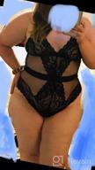 img 1 attached to Vintage Plus Size Lace Bodysuit Corset Romper: Garmol Women'S Fishnet One Piece Teddy Lingerie Set, Available In Sizes S-4XL review by Robert Aan