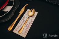 картинка 1 прикреплена к отзыву 20-Piece Gold Silverware Set - Aisoso Stainless Steel Cutlery Utensils For 4 People от Jeff Bundrick