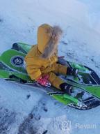 картинка 1 прикреплена к отзыву WESIDOM Kids Snowsuit Set - Toddler Winter Outfit, Hooded Artificial Fur Down Jacket Coat & Ski Bib Pants (Boys Girls) от Austin Cejudo