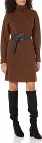 img 4 attached to Women'S Turtleneck Dress: Drop Kayden Cozy - Look & Feel Great!