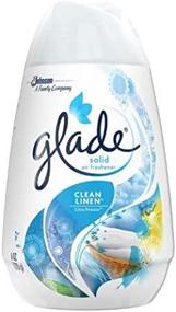 img 4 attached to Glade Solid Freshener Clean Linen Cleaning Supplies ~ Air Fresheners