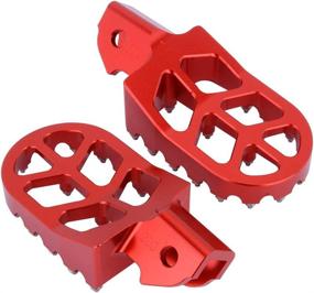 img 2 attached to 🔴 JFG RACING CNC Dirt Bike Foot Pegs | Rest Pedal Footpegs for Yamaha YZ65 (2018-2022) | YZ85 (2002-2021) | YZ125 (1997-2022) | YZ250 (1998-2022) | YZ250F WR250F (2001-2022) | YZ450F WR450F (2003-2022) | YZ125X YZ250 YZ250FX YZ450FX - Red